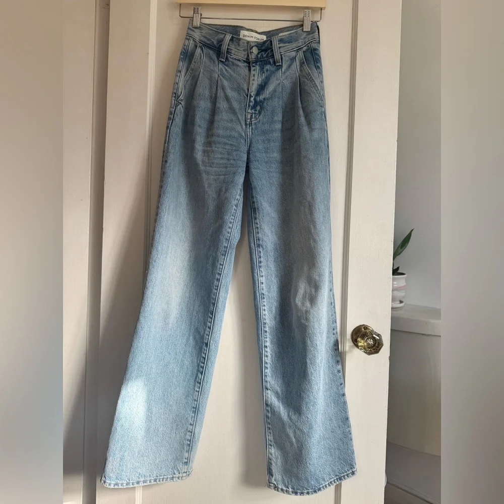 Denim Forum The Belinda Wide Leg Jeans - Picture 5 of 10